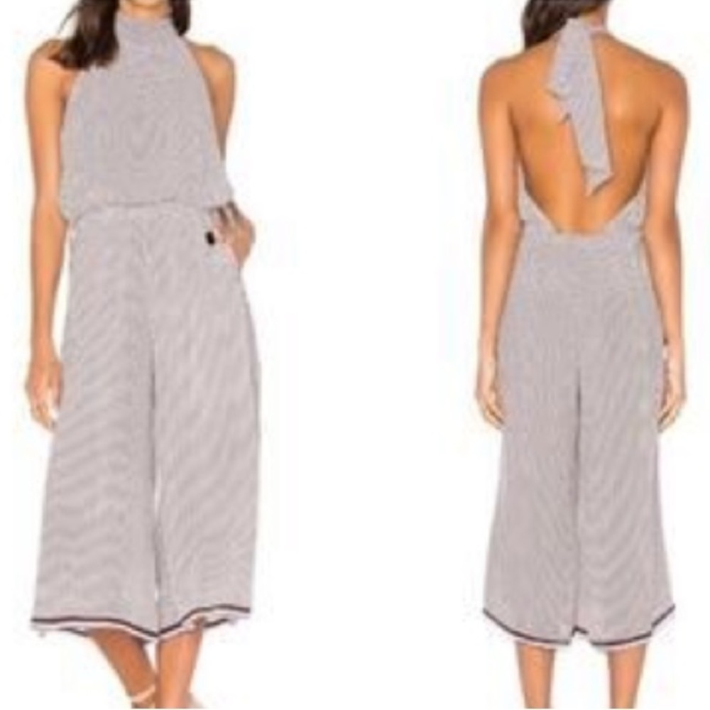 Faithful The Brand Fleetwood Jumpsuit in Maryam Print with pockets . Size L